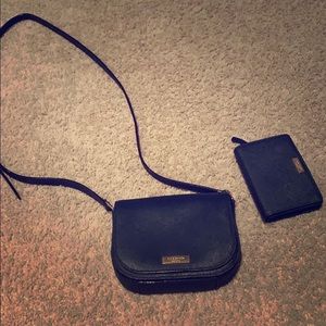 Navy Kate Spade Purse + Wallet